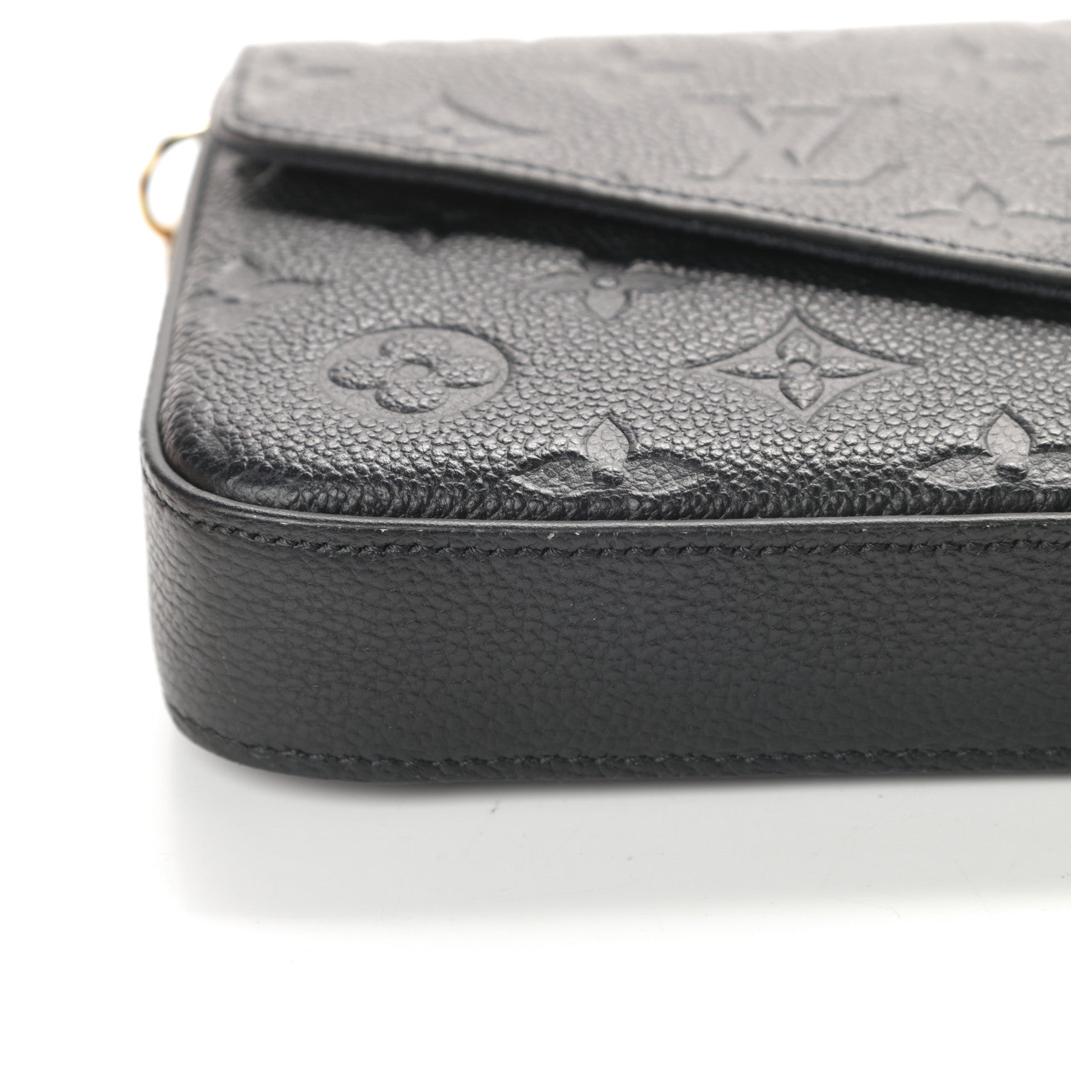 Louis Vuitton Empreinte Pochette Felicie Chain Wallet Black 14 of 16