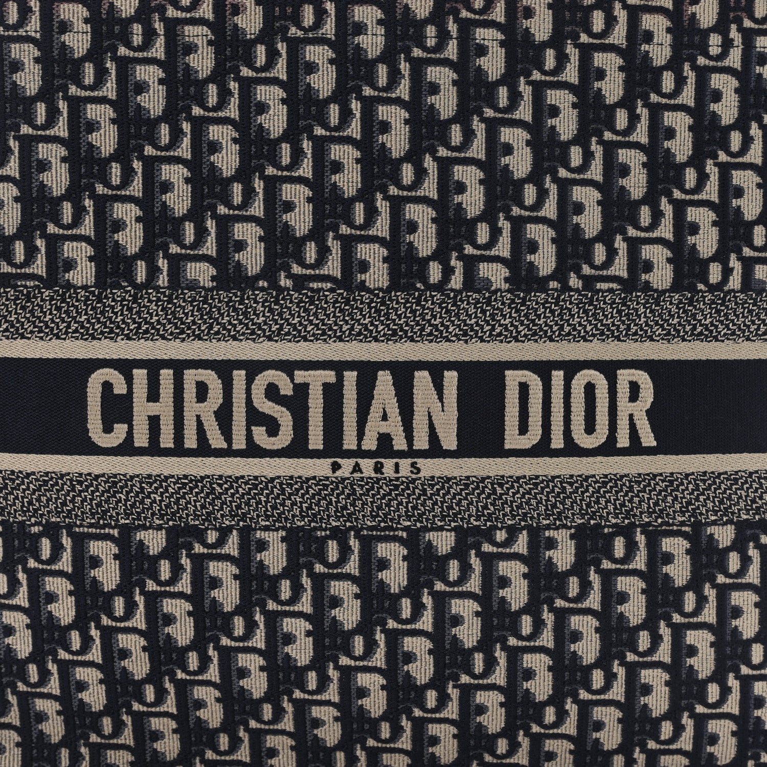 Christian Dior Oblique Large Book Tote Blue Multicolor 8 of 11