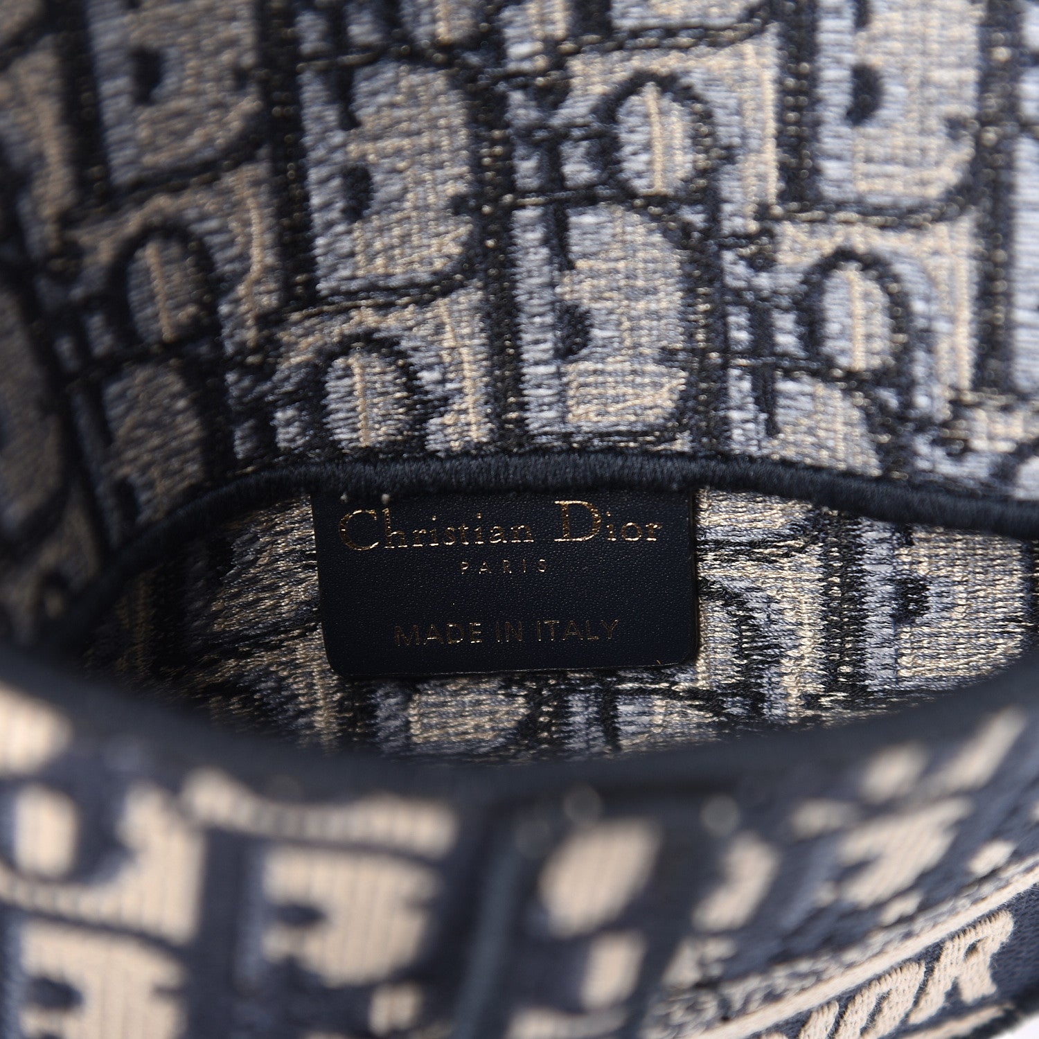 Christian Dior Oblique Saddle Pouch Blue 6 of 8