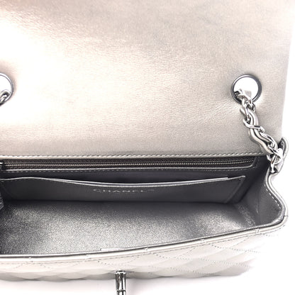 Chanel Metallic Calfskin Quilted Mini Rectangular Flap Ruthenium 4 of 4