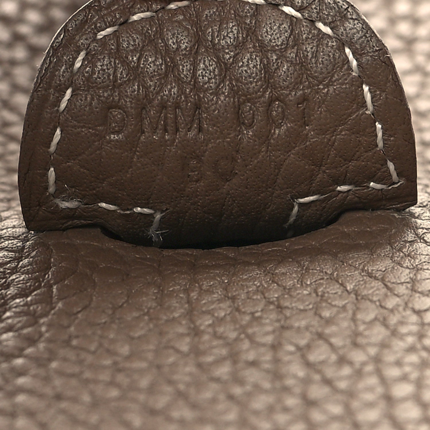 Hermes Taurillon Clemence Evelyne III PM Etoupe 7 of 10