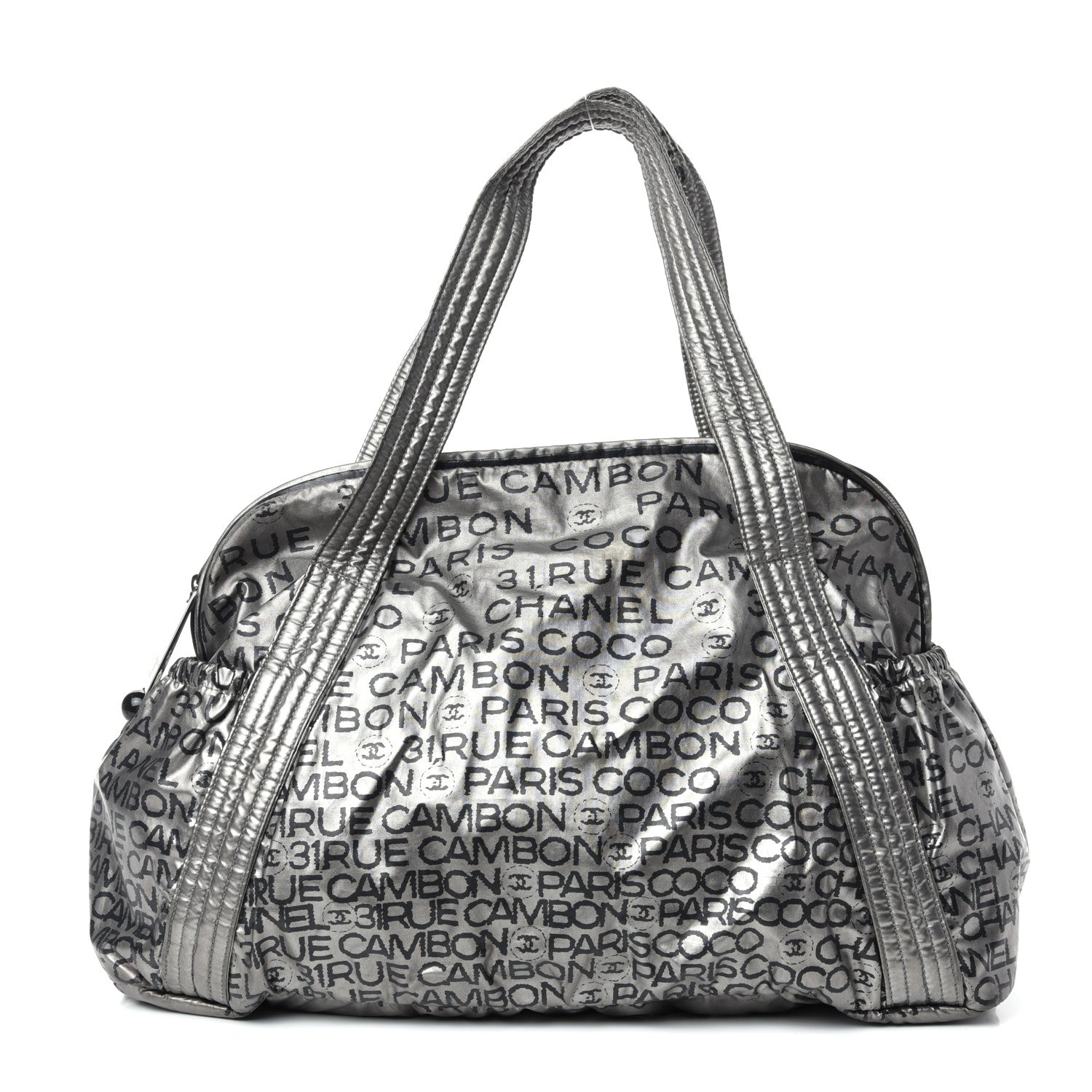 Chanel Lacquered Canvas Medium Unlimited Tote Argent Fonce 1 of 10