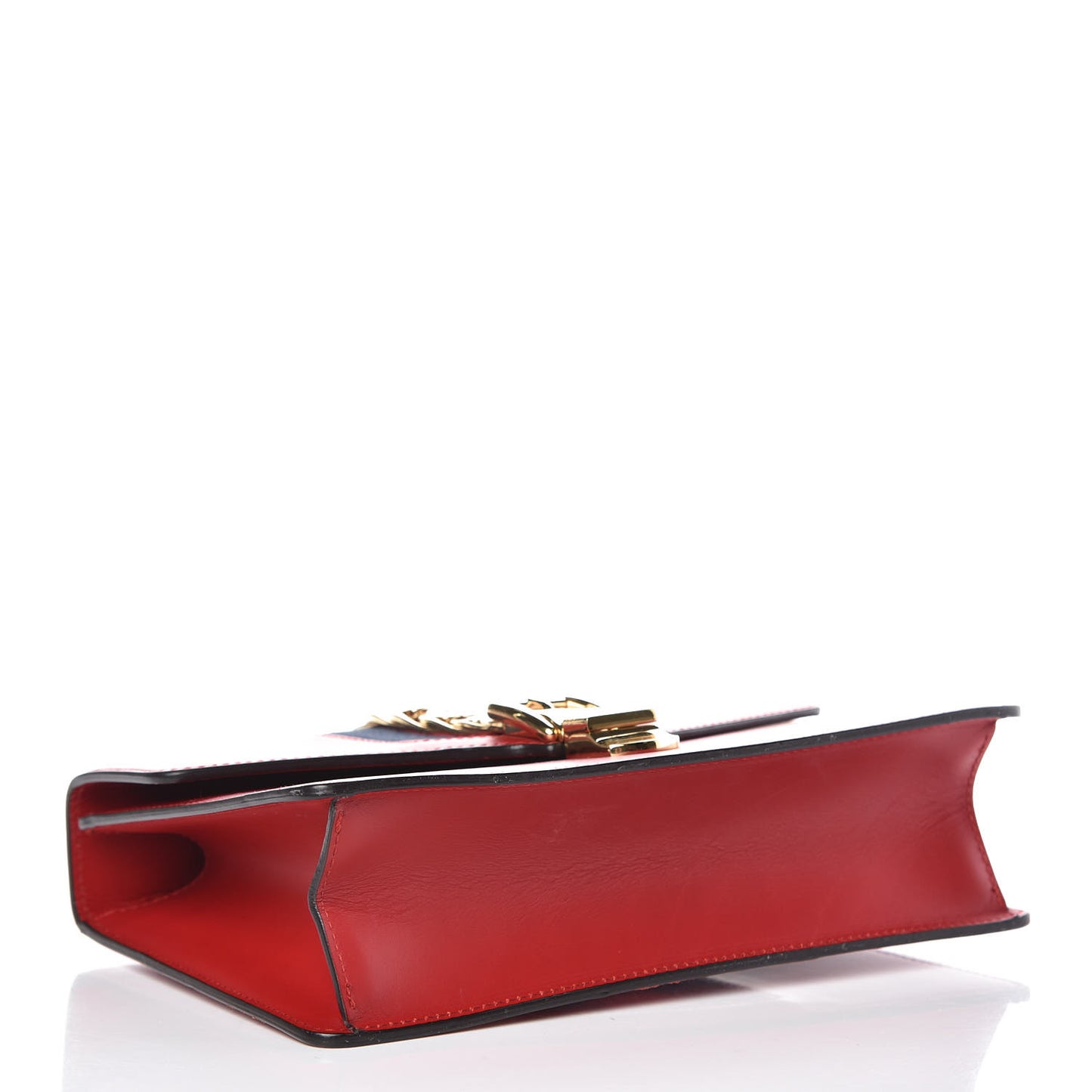 Calfskin Small Sylvie Shoulder Bag Hibiscus Red
