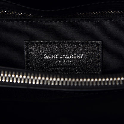 Saint Laurent Calfskin Y Quilted Monogram Medium Loulou Chain Satchel Black 7 of 10