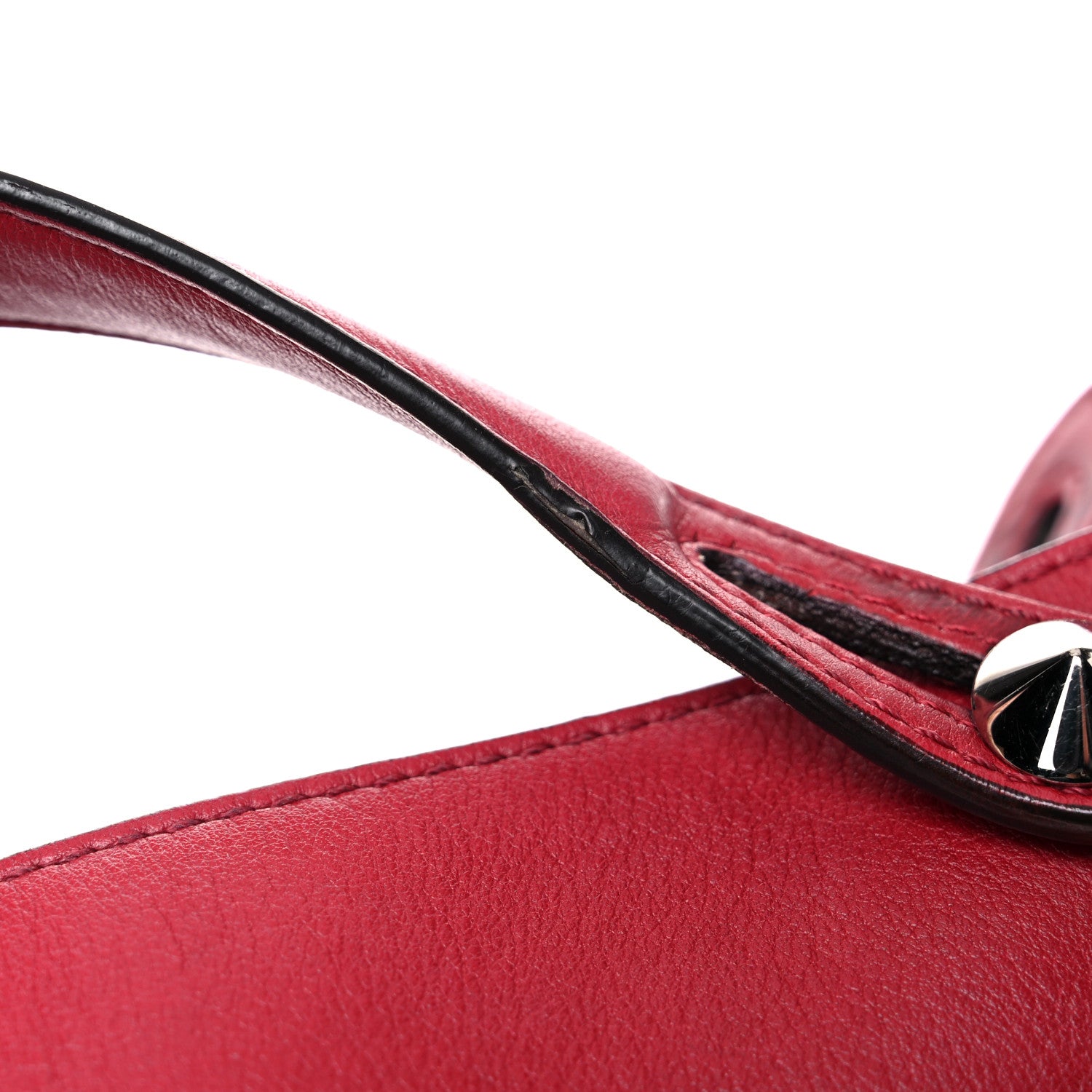 Fendi Vitello Dolce Marmol Large By The Way Boston Bag Ciliegia 31 of 32