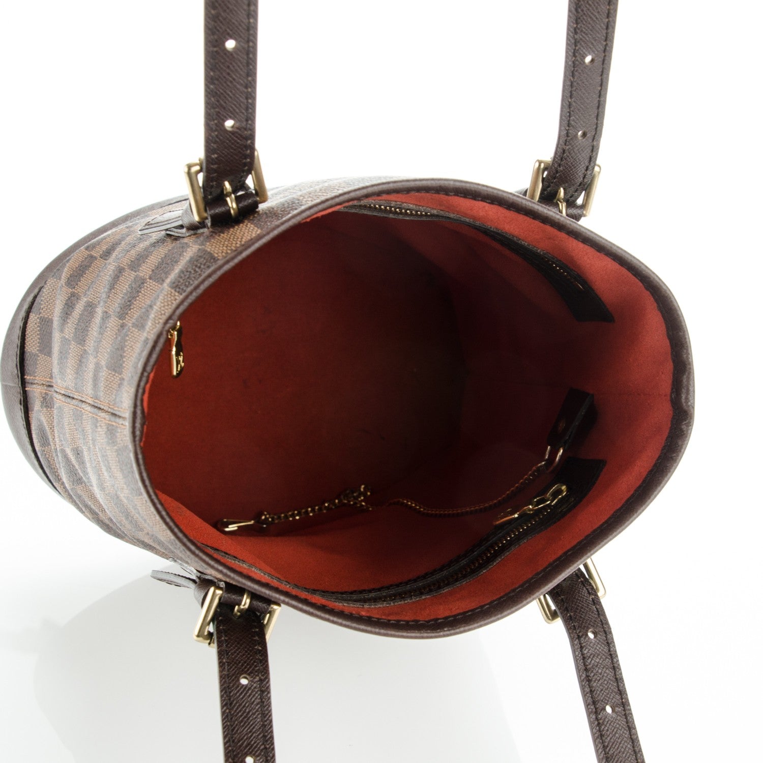 Louis Vuitton Damier Ebene Marais Bucket 23 5 of 7