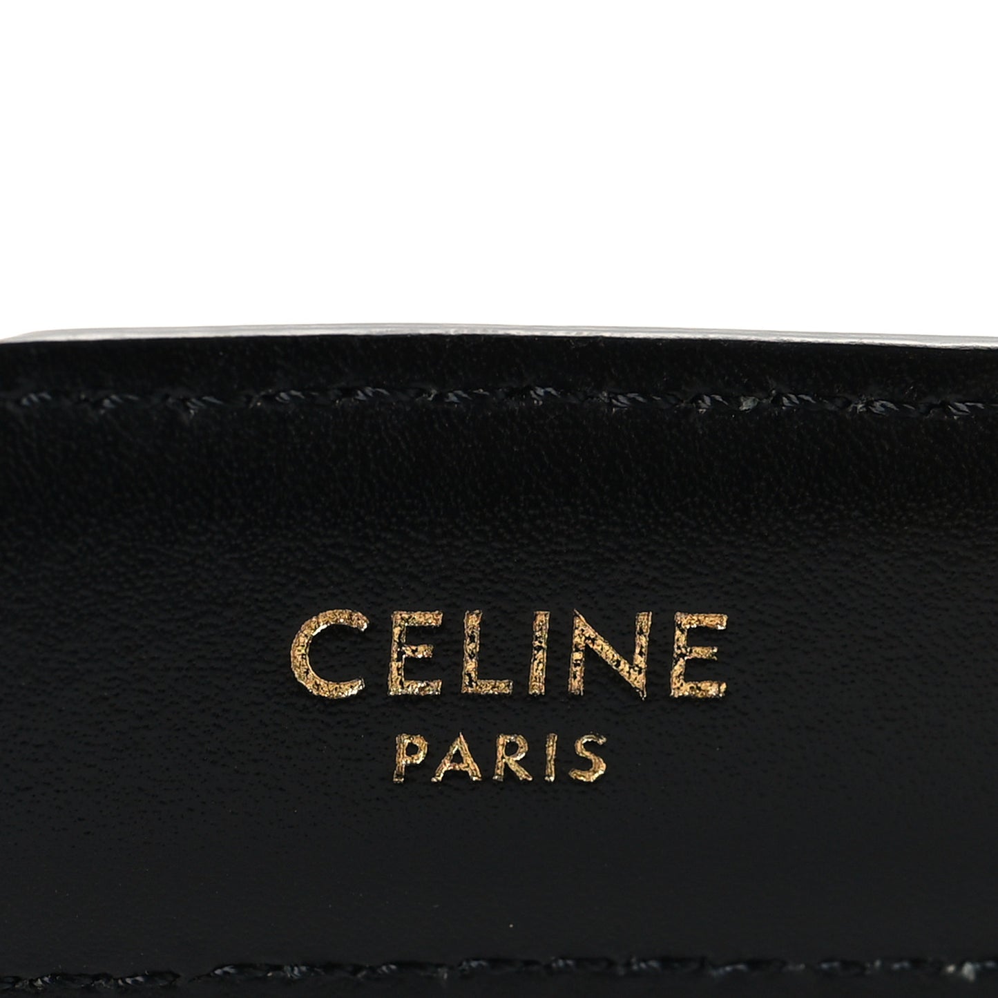 Box Calfskin Medium 25mm Triomphe 75 30 Belt Black