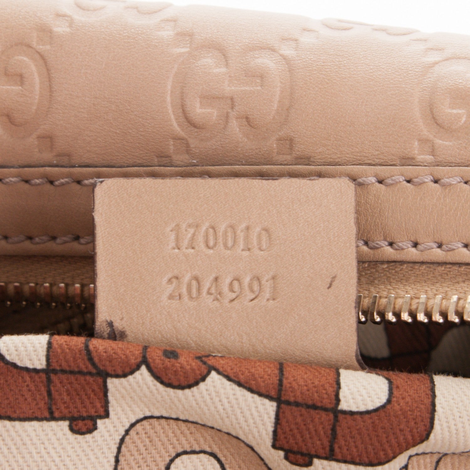 Gucci Guccissima Medium Britt Boston Beige 7 of 7