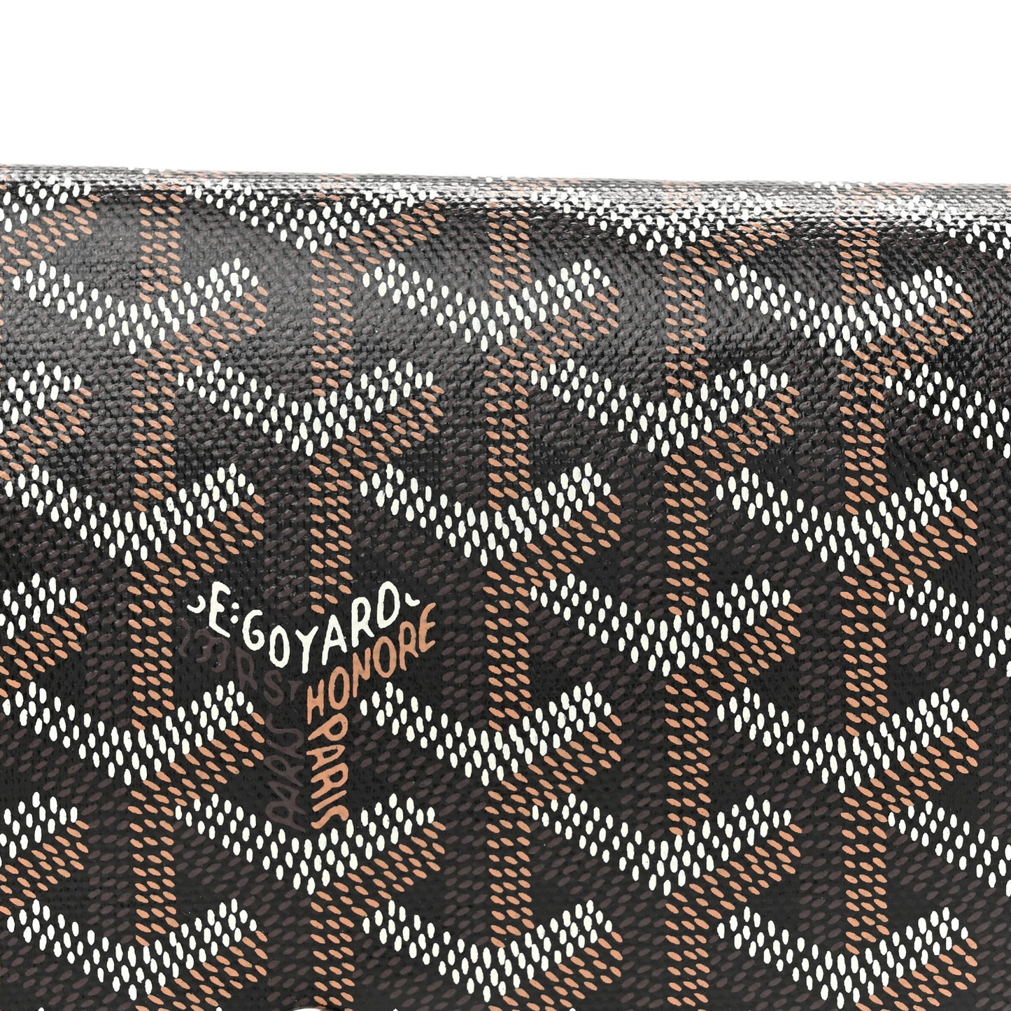 Goyardine Plumet Wallet Clutch Black