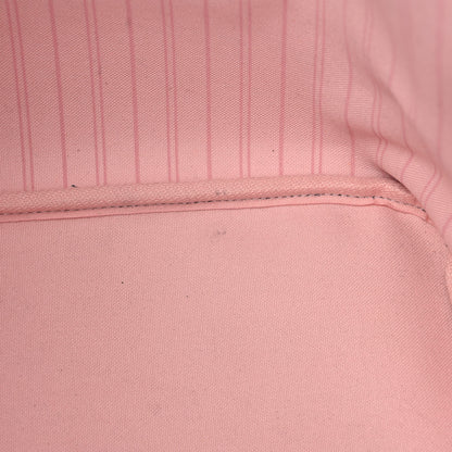 Louis Vuitton Damier Azur Neo Neverfull MM Rose Ballerine 15 of 30