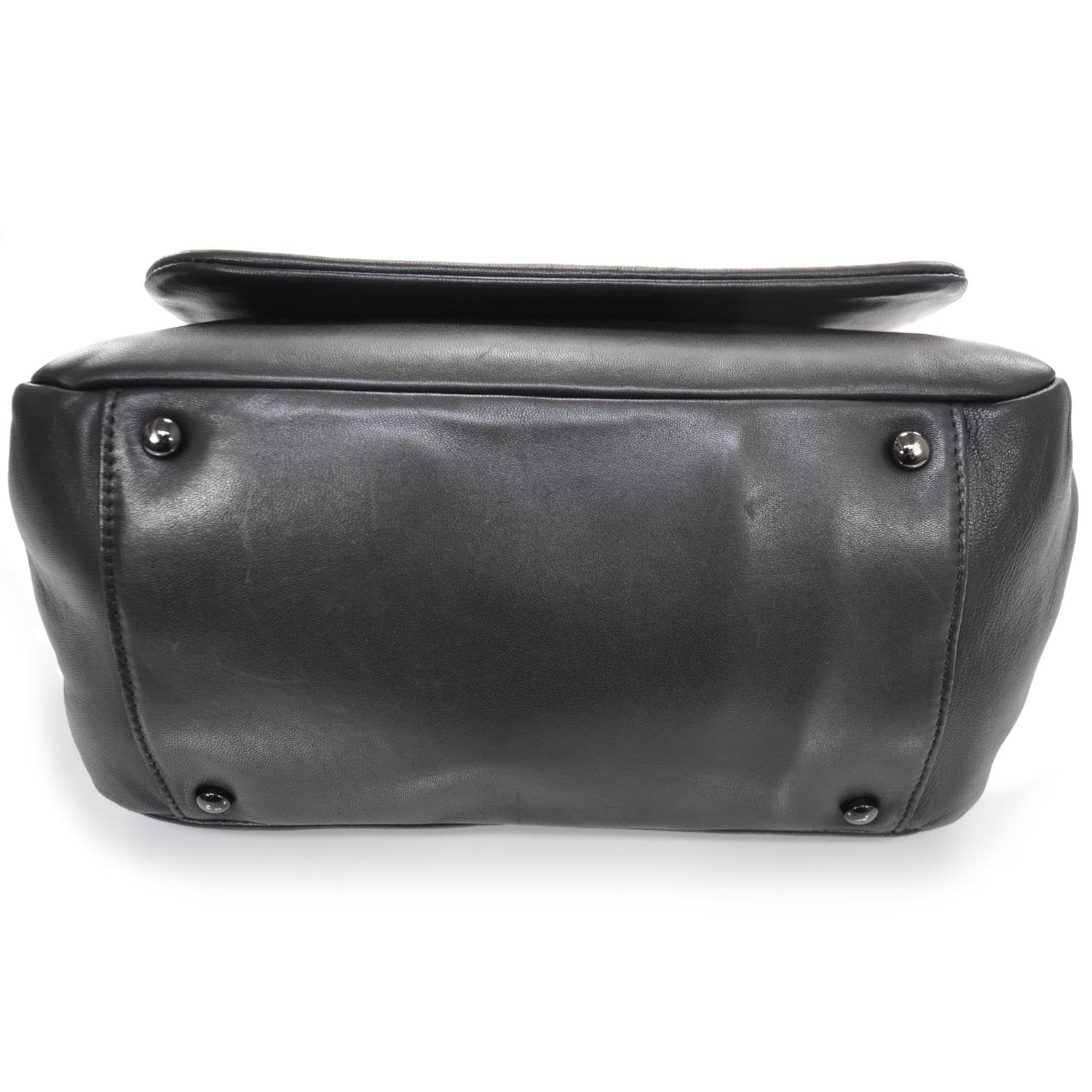 Chanel Lambskin Studded Flap Black 4 of 11