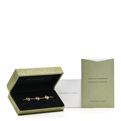 Van Cleef & Arpels 18K Yellow Gold 5 Motifs Guilloche Vintage Alhambra Bracelet 5 of 5