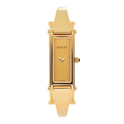 Gucci Stainless Steel 12mm 1500L Horsebit Quartz Watch Gold 1 of 4