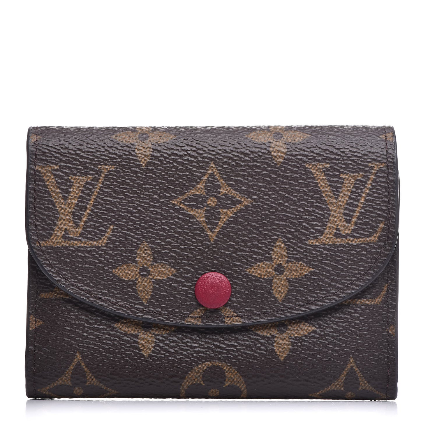Monogram Rosalie Coin Purse Fuchsia