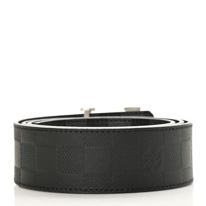 Louis Vuitton Damier Graphite Damier Infini 40mm LV Initiales Reversible Belt 95 38 2 of 4