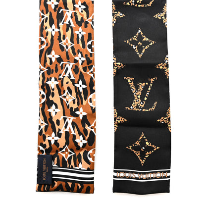 Louis Vuitton Silk Monogram Giant Jungle Bandeau Black 2 of 3