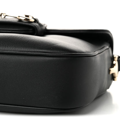 Gucci Arabella Calfskin Horsebit 1955 Soft Small Shoulder Bag Black 10 of 10