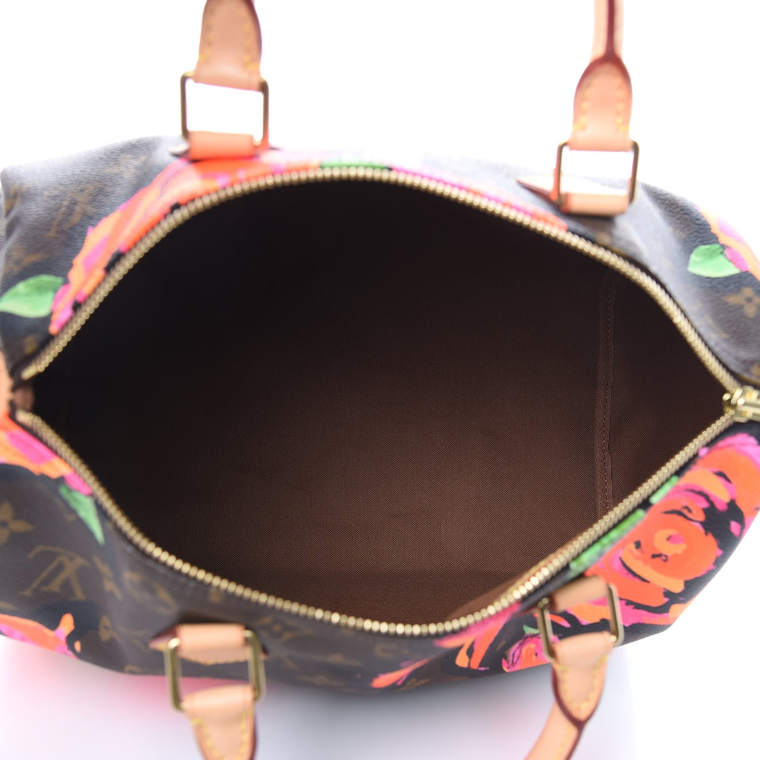 Louis Vuitton Monogram Roses Speedy 30 5 of 12