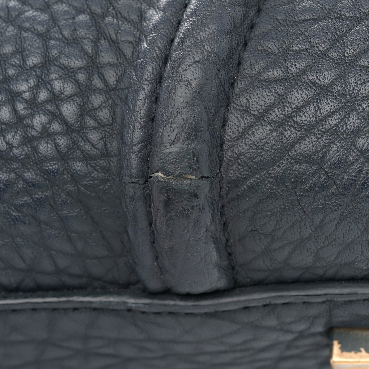 Grained Calfskin Medium Phantom Luggage Deepsea