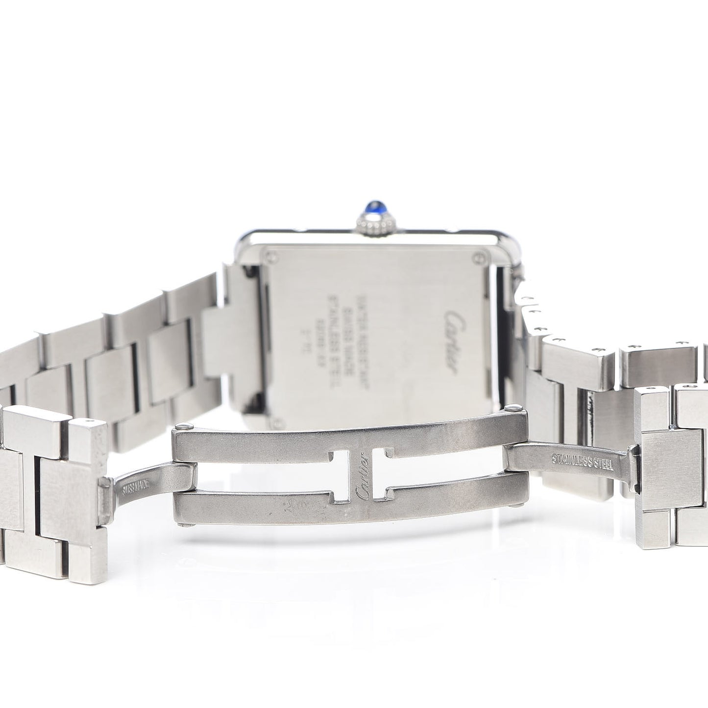Stainless Steel 24mm Tank Solo Quartz Watch