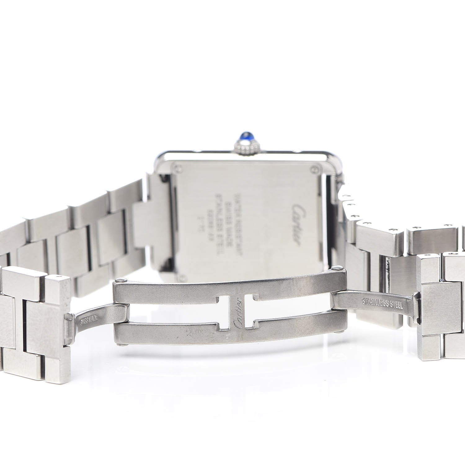 Cartier Stainless Steel 24mm Tank Solo Quartz Watch 6 of 7