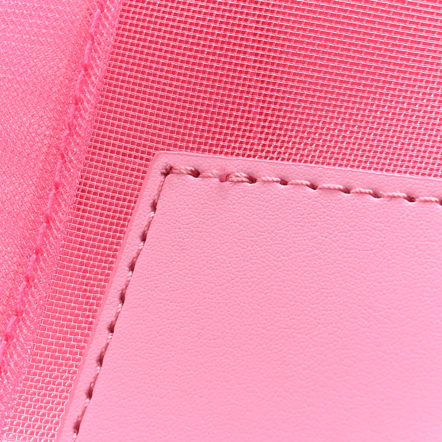 Nylon Medium The Mesh Tote Bag Pink