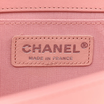 Chanel Lambskin Quilted Medium Boy Flap Light Pink 6 of 14
