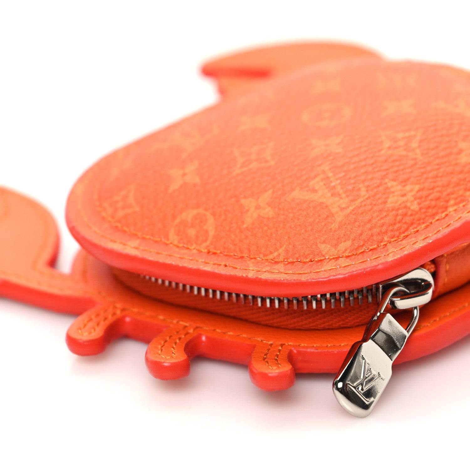 Louis Vuitton Monogram Crab Bag Charm Orange 7 of 8