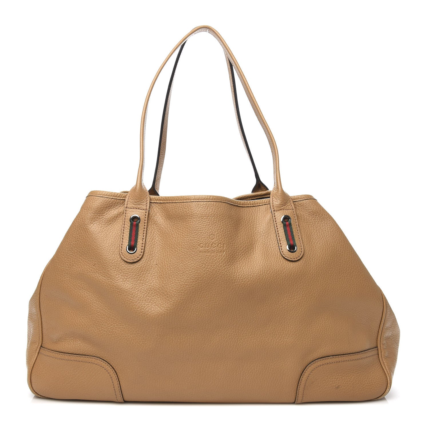 Gucci Calfskin Large Princy Tote Light Brown 1 of 13