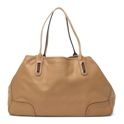 Gucci Calfskin Large Princy Tote Light Brown 1 of 13