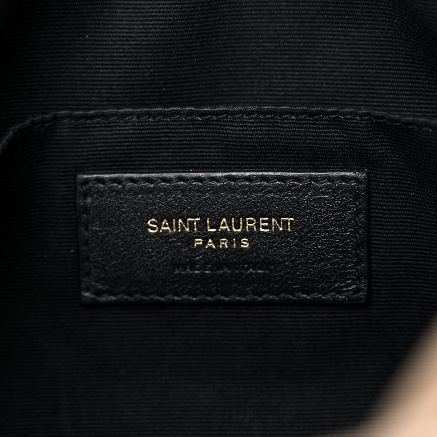 Saint Laurent Calfskin Matelasse Monogram Lou Camera Bag Dark Beige 6 of 21