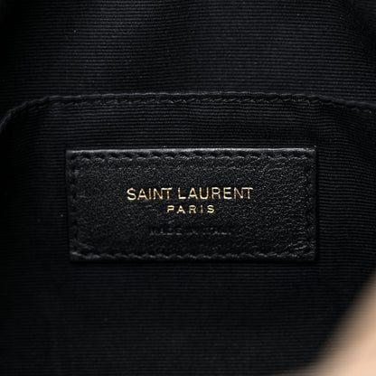 Saint Laurent Calfskin Matelasse Monogram Lou Camera Bag Dark Beige 6 of 21