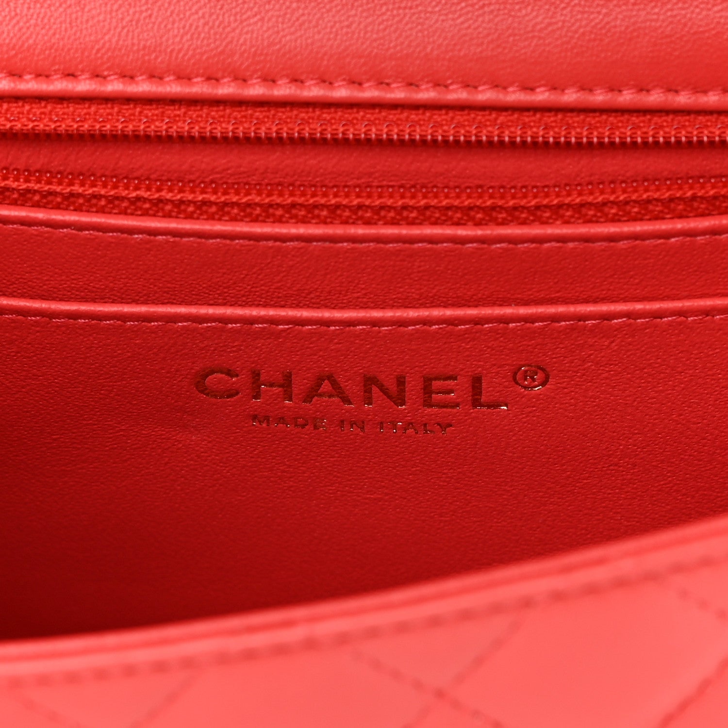 Chanel Lambskin Quilted Mini Square Flap Pink 6 of 13