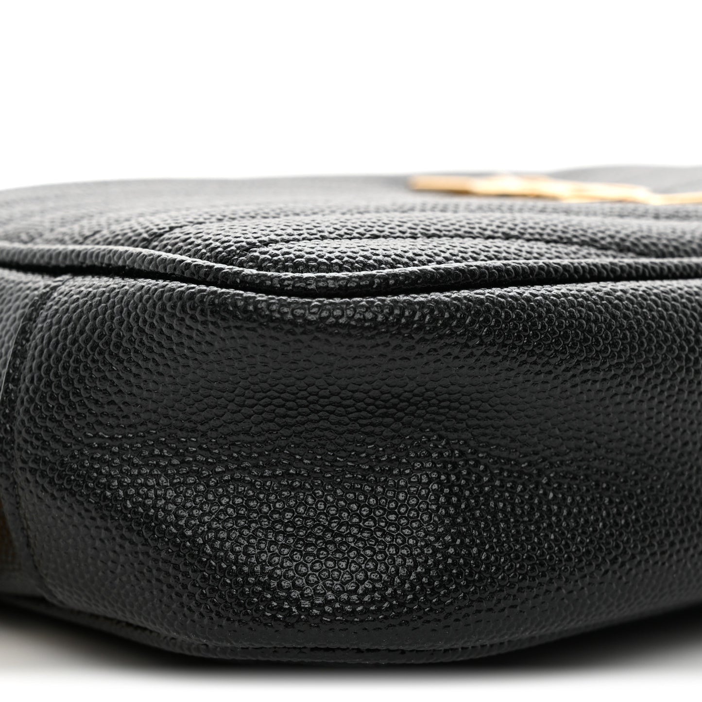 Grain De Poudre Matelasse Monogram Mini Lou Camera Bag Black