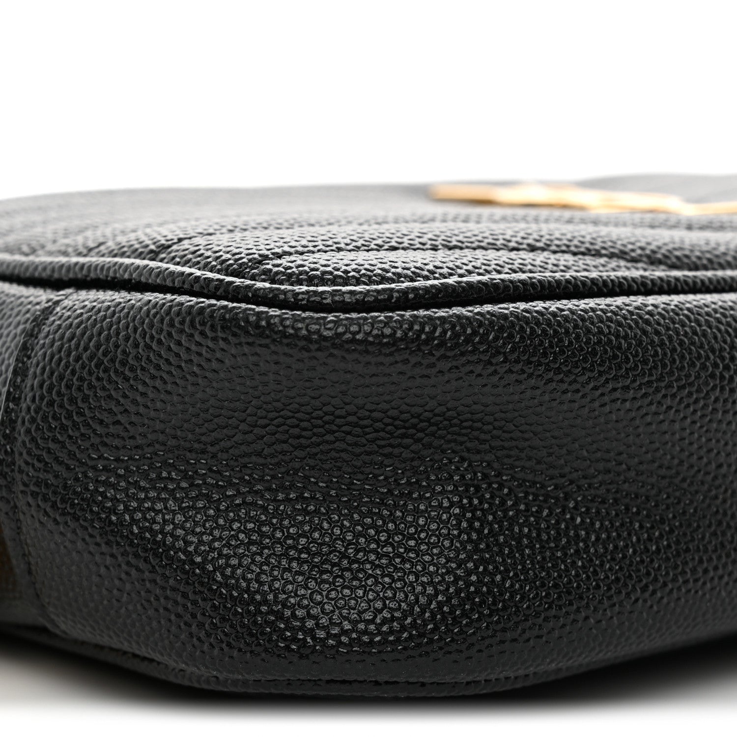 Saint Laurent Grain De Poudre Matelasse Monogram Mini Lou Camera Bag Black 9 of 10