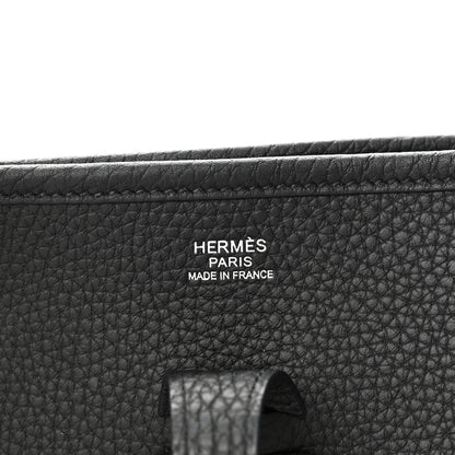 Hermes Taurillon Clemence EVELYNE III PM Black 5 of 10