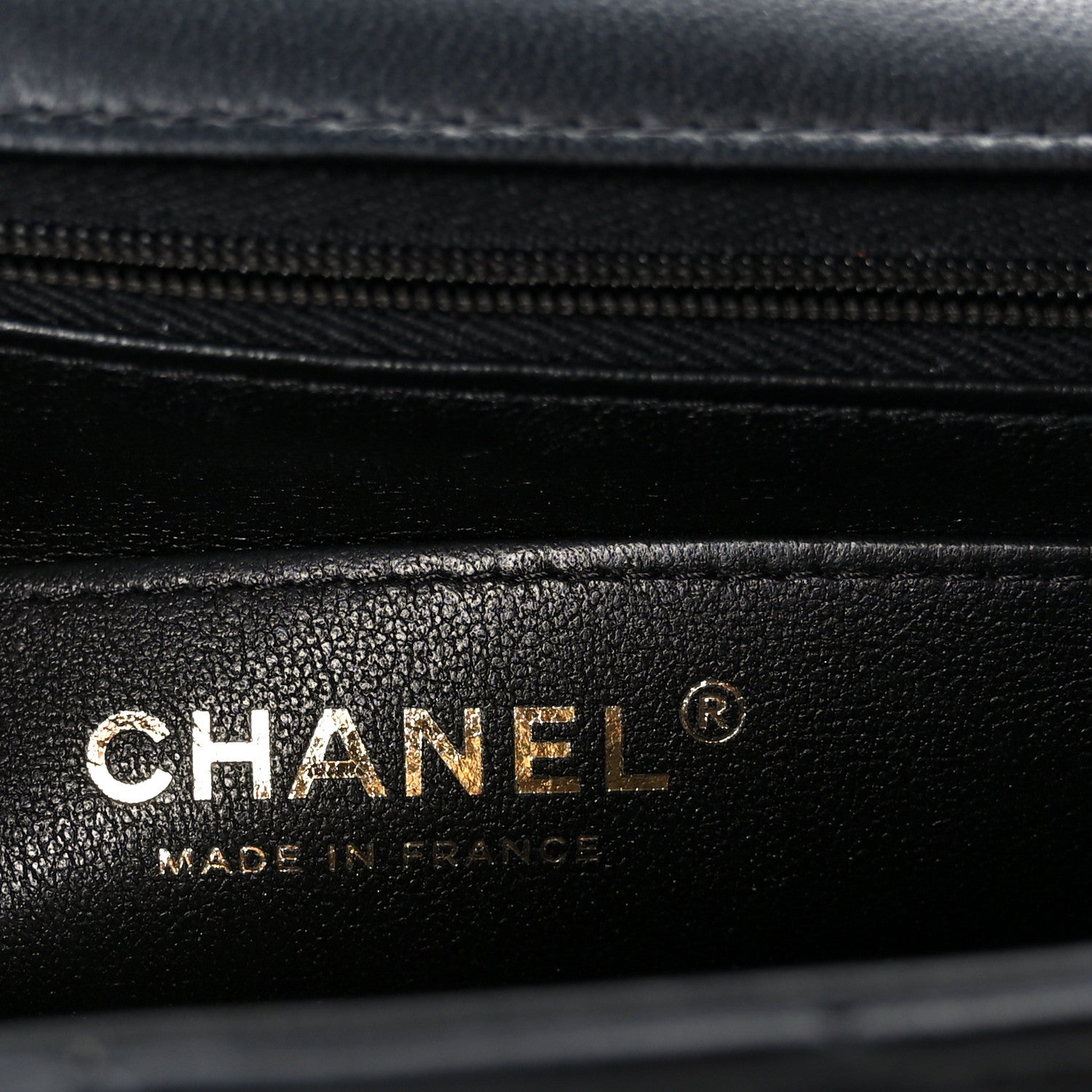 Chanel Lambskin Quilted Mini Rectangular Flap Black 6 of 12