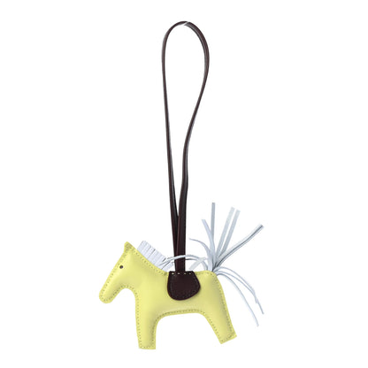 Hermes Milo Lambskin Grigri Rodeo Horse Bag Charm PM Jaune Bourgeon Bleu Brume Rouge Sellier 1 of 4