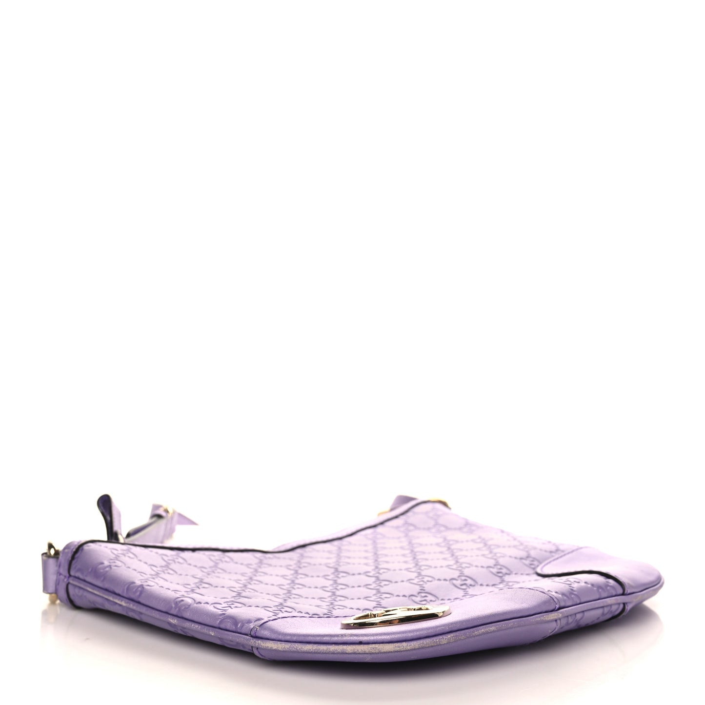 Metallic Soft Guccissima Small Lovely Heart Messenger Senanque