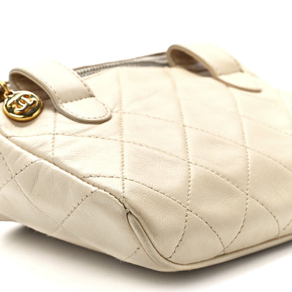 Chanel Lambskin Quilted Waist Belt Bag Beige 13 of 14