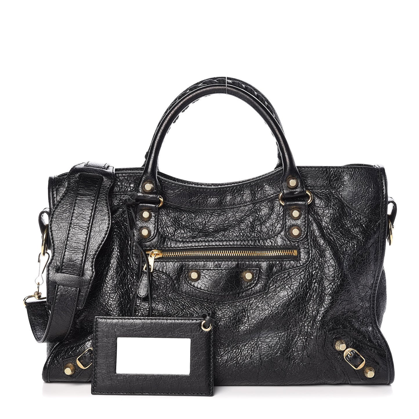 Agneau Giant 12 Gold Hardware City Black