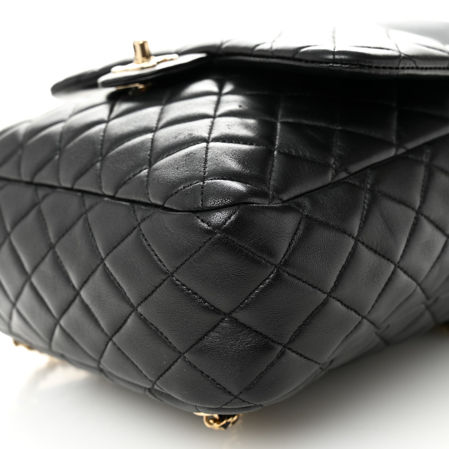 Chanel Lambskin Quilted Large in Seoul Backpack Black 10 of 10