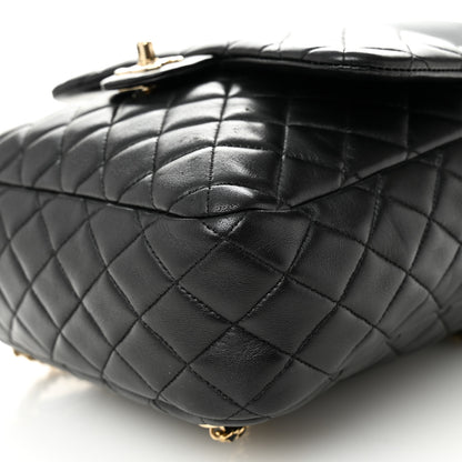 Chanel Lambskin Quilted Large in Seoul Backpack Black 10 of 10
