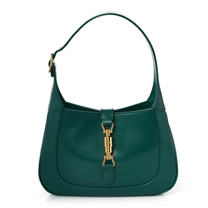 Gucci Boarded Dyana Lux Calfskin Small Jackie 1961 Hobo Emerald 1 of 11