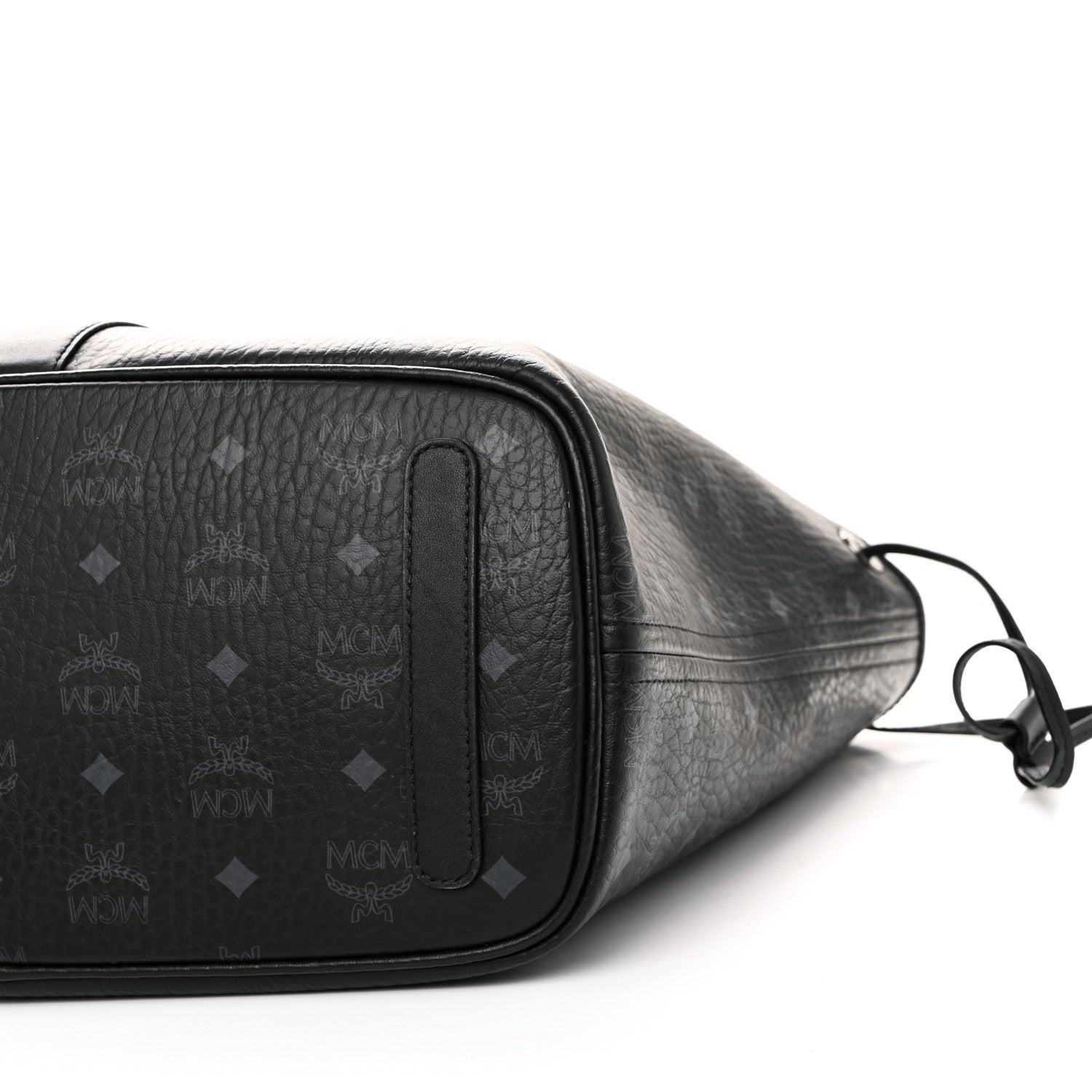 MCM Visetos Medium Liz Reversible Shopper Tote Black 15 of 17