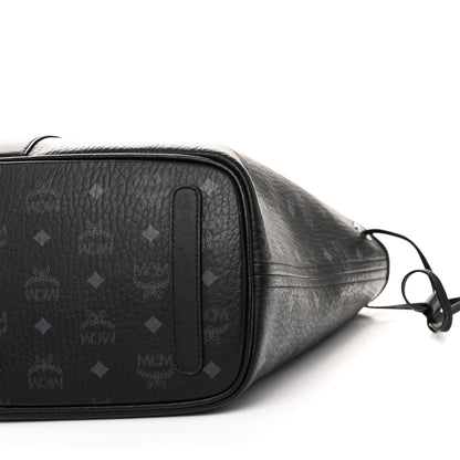 MCM Visetos Medium Liz Reversible Shopper Tote Black 15 of 17