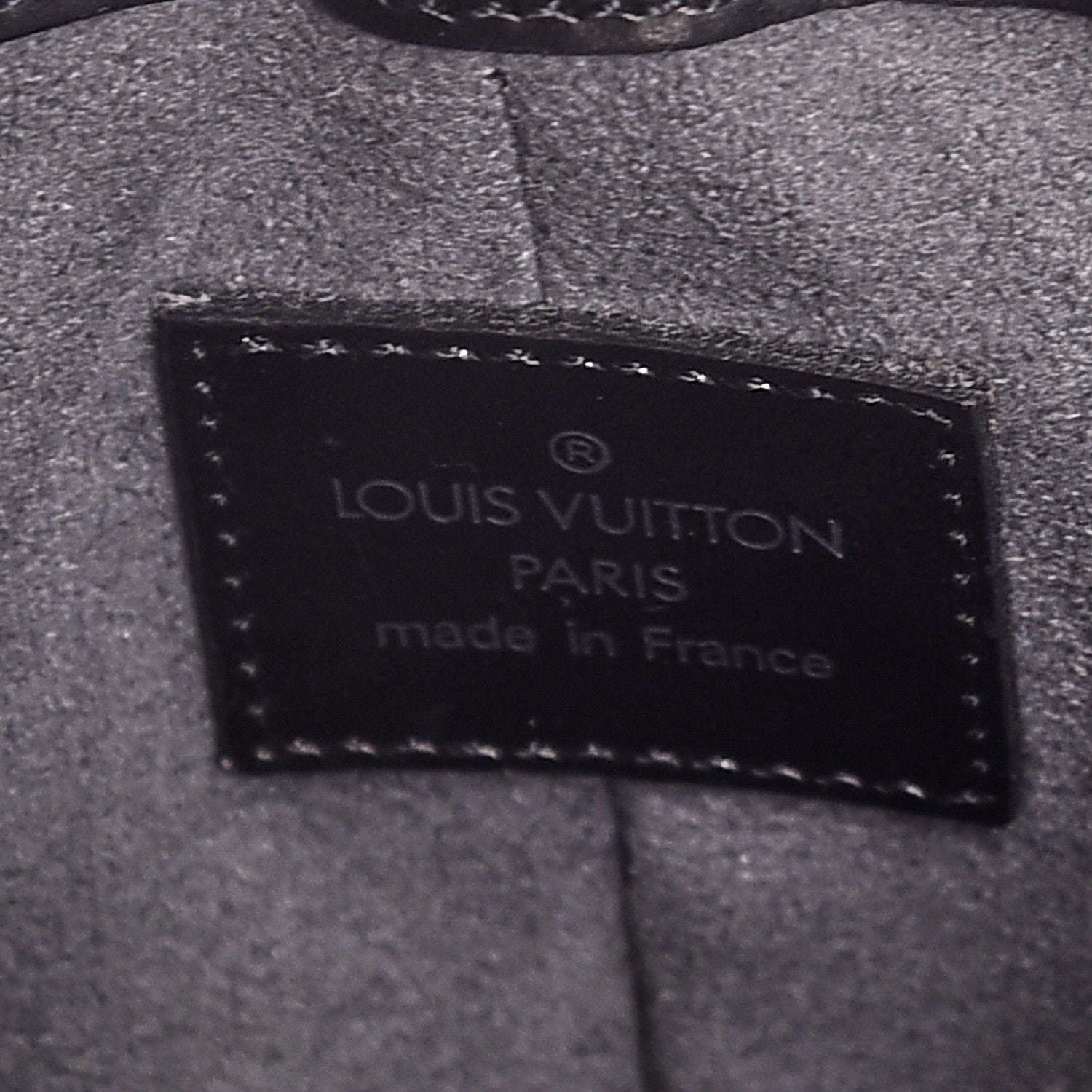 Louis Vuitton Epi Demi Lune Pochette Black 6 of 7