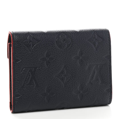 Louis Vuitton Empreinte Victorine Wallet Marine Rouge 3 of 6