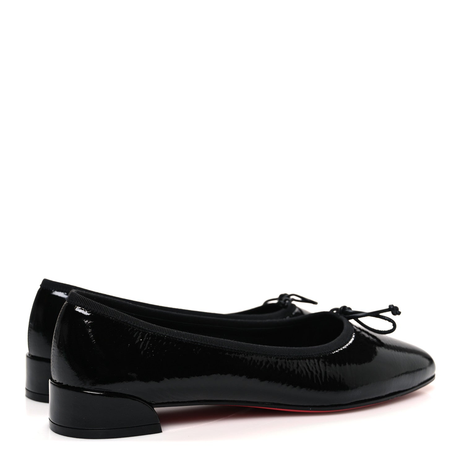 Christian Louboutin Patent Sweetie Jane Ballerina Flats 38 Black 5 of 10