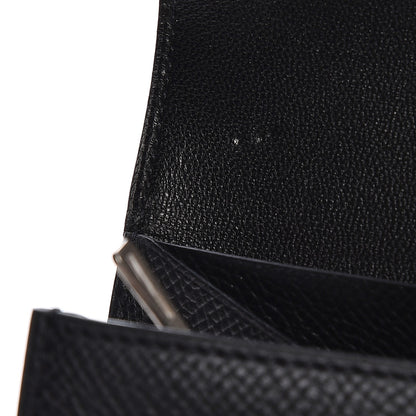 Hermes Epsom Constance Short Wallet Black 9 of 10